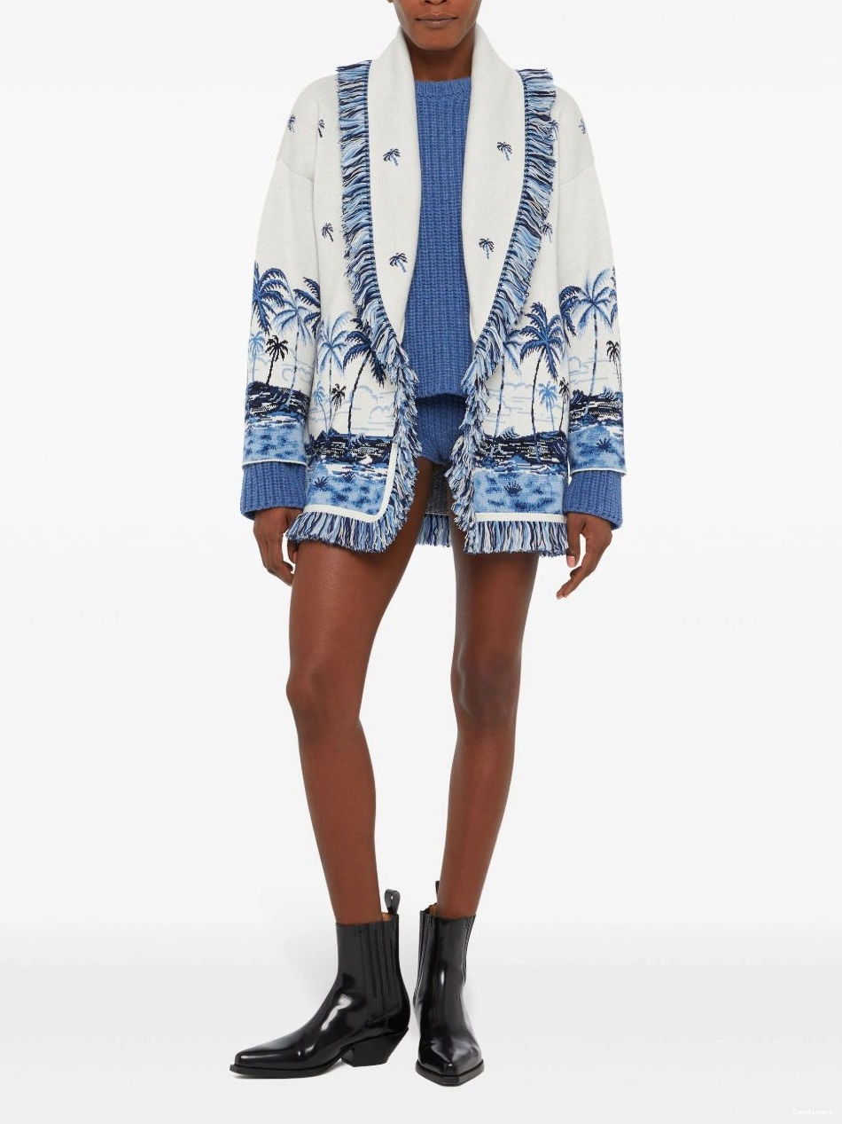 Cheap Tale Of virgin-wool The cardigan Alanui Hawaiian A Women 0731